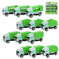 Sanitation Truck: Zestaw 12 śmieciarek 1/64