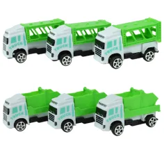Sanitation Truck: Zestaw 12 śmieciarek 1/64 zdjęcie 2