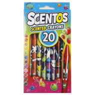 Scentos: Zestaw 20 pachnących kredek woskowych