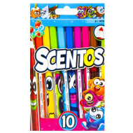 Scentos pachnące cienkie flamastry w żywych kolorach, zestaw 10 szt.