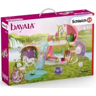 Schleich: Bayala - Błyszczący dom kwiatowy z jednorożcami, stajnią i stawem zestaw do zabawy (42455)