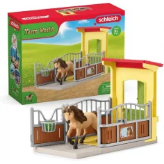 Schleich: Farm World - Boks dla kuca islandzkiego ogiera (42609) zdjęcie 3