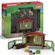 Schleich: Farm World - Zestaw do zabawy Królicza klatka (42728)