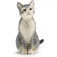 Schleich: Figurka siedzącego kota (13771)