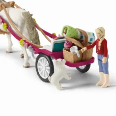 Schleich: Horse Club - Powóz na pokaz koni z piknikiem, zestaw do zabawy (42467) zdjęcie 3