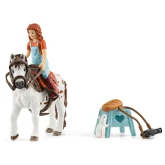 Schleich: Horse Club - Zestaw do zabawy Mia i Spotty z figurką konia (42518) zdjęcie 2