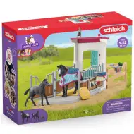 Schleich: Horse Club - Zestaw stajni z klaczą i źrebięciem (42611)