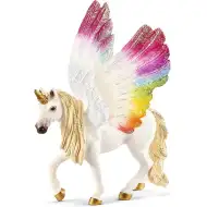 Schleich: Tęczowy jednorożec ze skrzydłami figurka (70576)