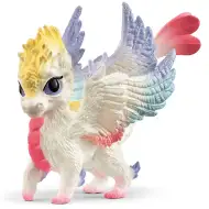 Schleich: Tęczowy smok niemowlę figura (70825)