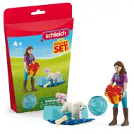 Schleich: Urodzinowa impreza z Lizą i jej pieskiem zestaw do zabawy (42744)