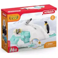 Schleich: Wild Life – Zestaw figurek Rodzinna zabawa pingwinów (42661)