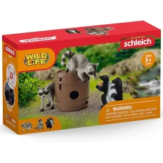Schleich: Wild Life - Zestaw figurek "Zabawa z orzechem" (42596) zdjęcie 2