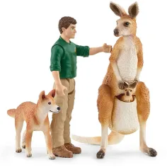 Schleich: Wild Life - Zestaw figurek przygody z kangurem (42550) zdjęcie 2
