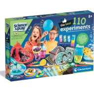 Science &amp; Play: 110 najlepszych eksperymentów – zestaw do zabawy naukowej – Clementoni