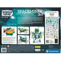 Science & Play: 3 w 1 konstruowany robot górniczy - Clementoni zdjęcie 5
