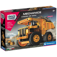 Science &amp; Play: Mehanics Zestaw do budowy wagonika kopalnianego - Clementoni