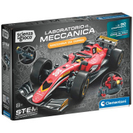 Science &amp; Play: Speed Racer czerwony samochód wyścigowy do samodzielnego montażu - Clementoni