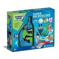 Science &amp; Play: Zestaw do budowy super mikroskopu 1200x - Clementoni