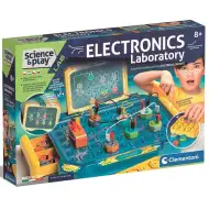 Science &amp; Play: Zestaw do zabawy w laboratorium elektroniki - Clementoni