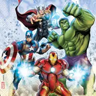 Serwetki papierowe Avengers – 2-warstwowe, 33x33 cm, 20 szt.