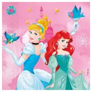 Serwetki papierowe dwuwarstwowe Disney Księżniczki, opakowanie 20 sztuk.
