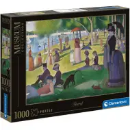 Seurat - Niedzielne popołudnie na wyspie Grande Jatte Muzeum puzzle 1000 elementów - Clementoni
