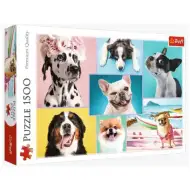 Słodkie pieski, puzzle 1500 elementów - Trefl