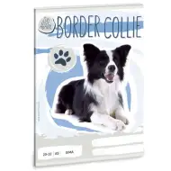 Słodkie zwierzęta - Border Collie gładki zeszyt A/5