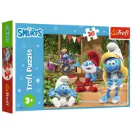 Smerfy 30-elementowe puzzle - Trefl