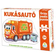 Śmieciarka gigantyczne puzzle podłogowe 12-elementowe