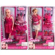 Sofia Fashion Show lalka z dodatkowymi ubraniami i akcesoriami w 2 wariantach