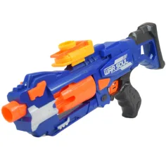 Soft Bullet Gun: Ręczny pistolet na piankowe naboje z obrotowym magazynkiem 44 cm zdjęcie 2