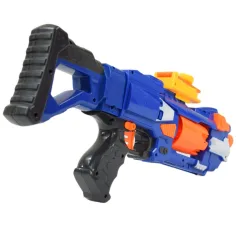 Soft Bullet Gun: Ręczny pistolet na piankowe naboje z obrotowym magazynkiem 44 cm zdjęcie 4