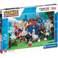 Sonic jeż 104-elementowe puzzle - Clementoni