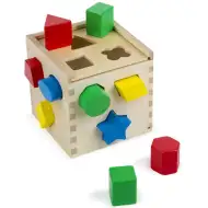Sortownicza kostka drewniana rozwijająca umiejętności - Melissa &amp; Doug