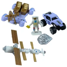 Space Team: Zestaw do zabawy w kosmos z pojazdami i akcesoriami w różnych wariantach 1 szt. zdjęcie 4