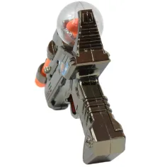 Space Warior: Metalowa elektryczna broń kosmiczna ze światłem i dźwiękiem, 24 cm zdjęcie 2