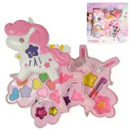 Sparkle &amp; Glitter: Zestaw trójpoziomowej palety do makijażu z jednorożcem