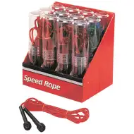 Speed Rope skakanka 2,8m w kolorze niebieskim lub czerwonym - Spartan
