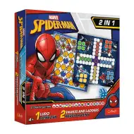 Spider-Man 2 w 1 gra planszowa: Chińczyk i Węże i drabiny - Trefl