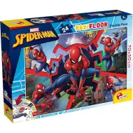 Spider-Man 2 w 1 maxi puzzle 24 elementów i kolorowanka 70x50 cm - Lisciani