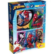 Spider-Man 2 w 1 maxi puzzle 2x60 elementów i kolorowanka 50x35 cm - Lisciani
