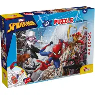 Spider-Man 2 w 1 puzzle 60 elementów i kolorowanka 50x35 cm - Lisciani