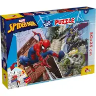 Spider-Man 2 w 1 puzzle i kolorowanka 108 elementów 50x35 cm - Lisciani