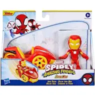 Spider-Man: Pajęczak i Niezwykli Przyjaciele – figurka Iron Mana z samochodem – Hasbro
