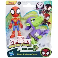 Spidey i jego fantastyczni przyjaciele: Zestaw figurek akcji Pajączek i Dino-Sieć Goblina – Hasbro