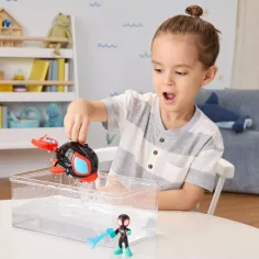 Spidey i jego niesamowici przyjaciele: figurki Wodne Sieci i pojazdy zmieniające kolor - Spin Dolphin - Hasbro zdjęcie 4