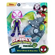 Spidey i jego niesamowici przyjaciele: zestaw figurek akcji Rhino Dino i Ghost Spider - Hasbro