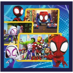Spidey i przyjaciele 3 w 1 puzzle 20-36-50 elementów - Trefl zdjęcie 2