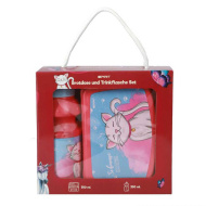 Spirit: Biały zestaw śniadaniówki i bidonu z kotkiem